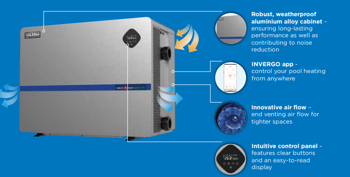 Electroheat ECO-VS 27kW Pool Heat Pump - Image 2